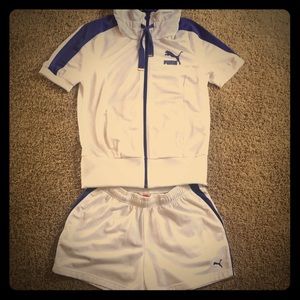 PUMA top and shorts set